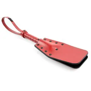 Double-layered red spanking paddle