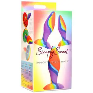 Rainbow silicone plug set packaging