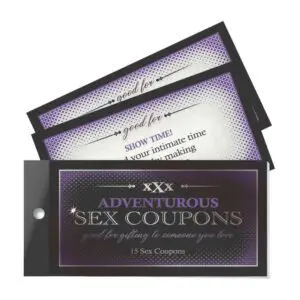 Purple and black adventurous sex coupons