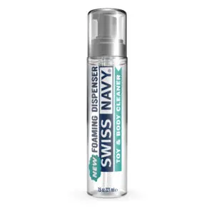 Clear foaming dispenser bottle