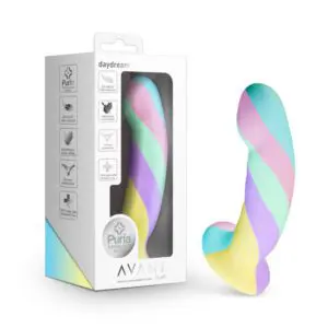 Vibrant curved silicone product