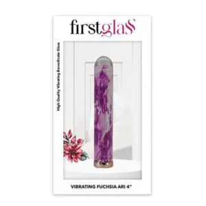 Vibrating fuchsia glass product packaging
