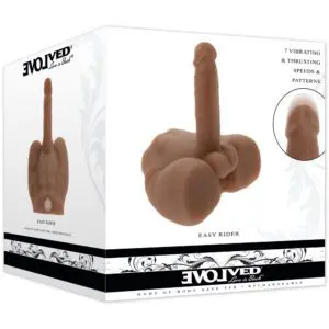 Vibrating toy with thrusting speeds