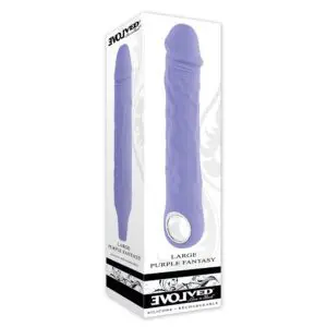 Evolved large purple fantasy vibrator box