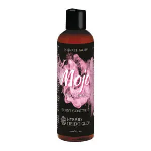 Mojo libido glide bottle with pink design