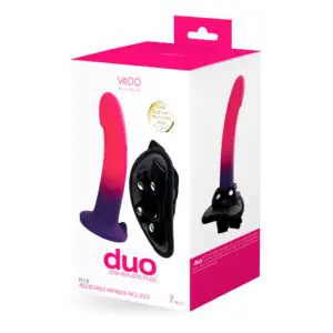 Semi-realistic dildo in colorful box