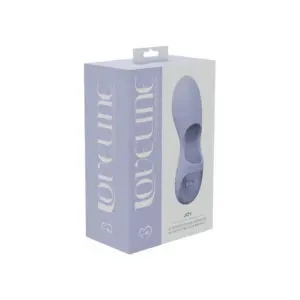 Vibrator packaging with Loveline branding